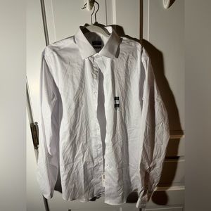 Van Heusen Button Dress Shirt Size Large (36-37) Color- White